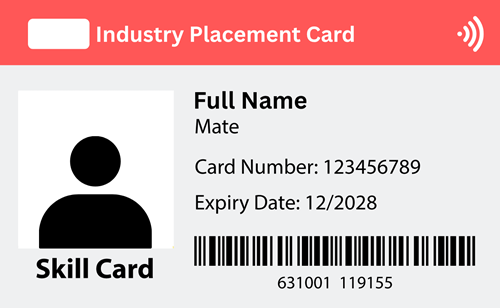 Red - Industry Placement Card